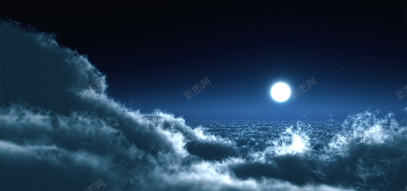 浩海夜空摄影图片