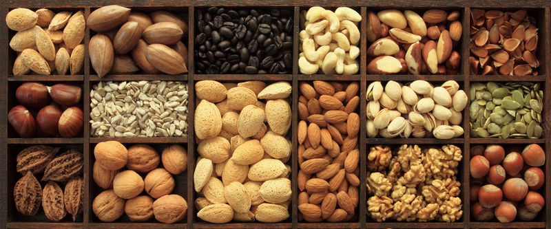 果仁jpg设计背景_88icon https://88icon.com 咖啡豆 干果 果仁 果核 海报banner 瓜子