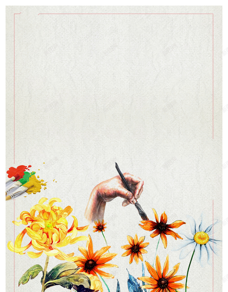 简约彩绘美术班培训招生海报背景psd设计背景_88icon https://88icon.com 学校绘画比赛 广告设计 开心 海报背景 画展宣传 简约彩绘 绘画培训 美术宣传单 美术招生 艺术培训