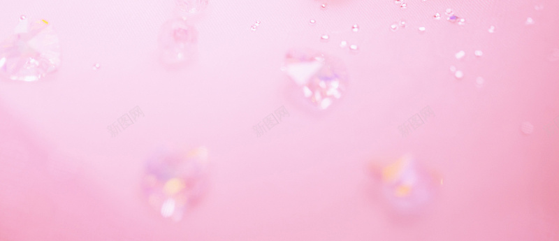 珠宝唯美渐变粉色淘宝海报背景背景