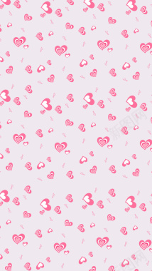 心形底纹H5背景背景