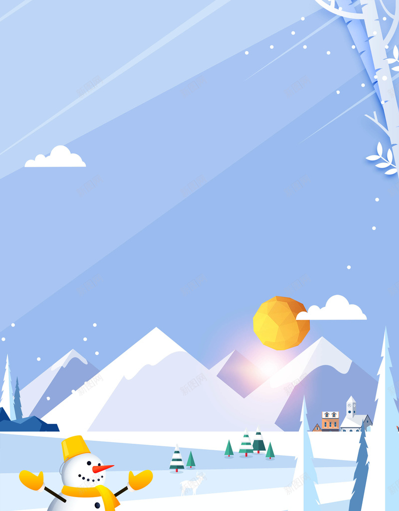冬天冬季节气大雪背景psd设计背景_88icon https://88icon.com 下雪 入冬 冬天 冬季 卡通 圣诞 大雪 小雪 手绘 海报 立冬 节气 落叶 蓝色 雪花