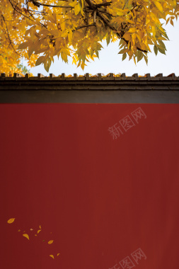 中国风立秋节气海报背景