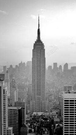 摩天大楼开心纽约城市背景高清图片
