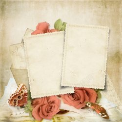 老式信封复古信纸高清图片