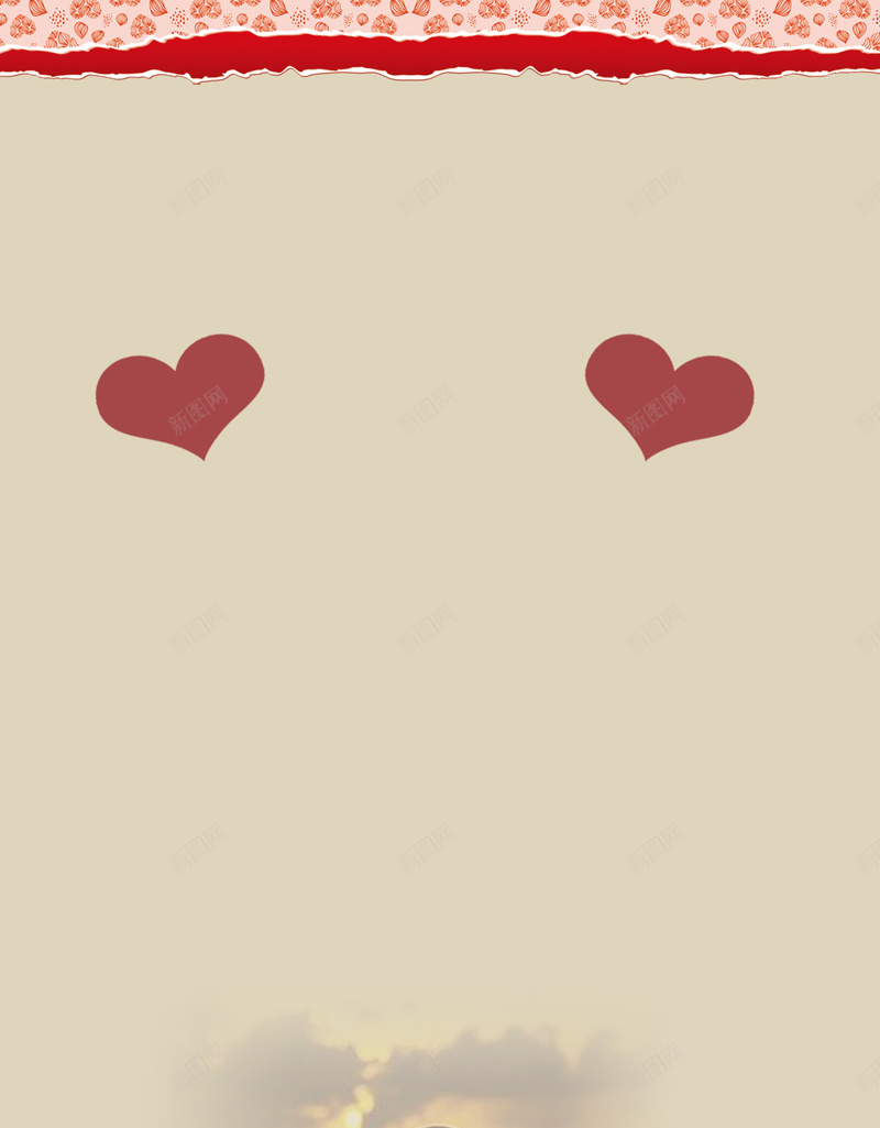 母亲节简约亲子有爱H5背景psd设计背景_88icon https://88icon.com H5背景素材 PSD分层 亲子 宣传 有爱 母亲节 爱心 简约 红色