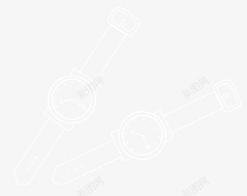 手绘手表元素psd设计背景_88icon https://88icon.com 元素 手绘 手表