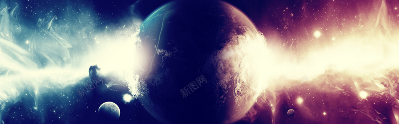 冰与火的碰撞背景jpg设计背景_88icon https://88icon.com 光 全屏banner背景 大气 星球 横幅背景 海报banner