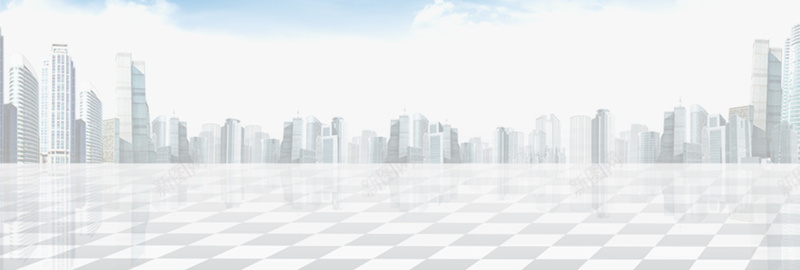 商务城市现代建筑大气城市海报背景背景