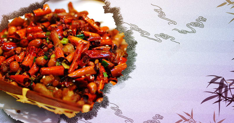 辣子鸡丁海报背景psd设计背景_88icon https://88icon.com 好吃 宣传海报 川味 美味 美食 辣子鸡 辣子鸡丁包装 辣子鸡丁工艺 辣子鸡丁海报