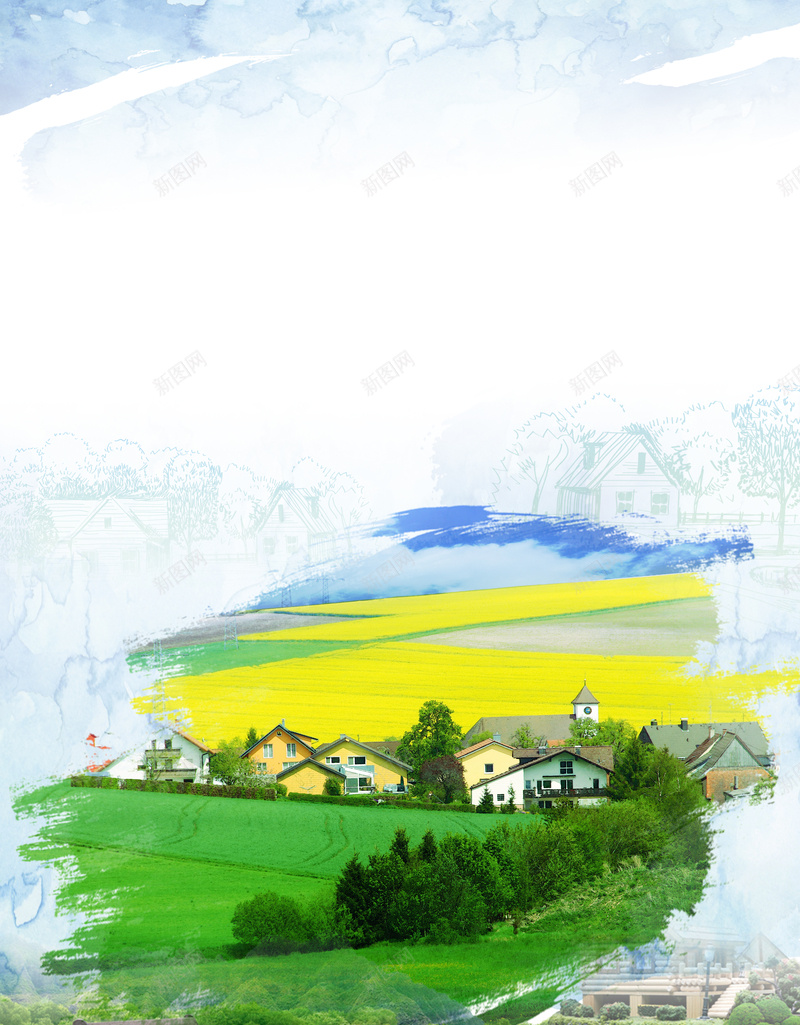 唯美魅力乡村生态游海报背景jpg设计背景_88icon https://88icon.com 乡村小院 乡村游 乡村赏花 农家休闲 农村旅游 农村野味 农村风情 唯美 广告设计 开心 海报背 魅力乡村