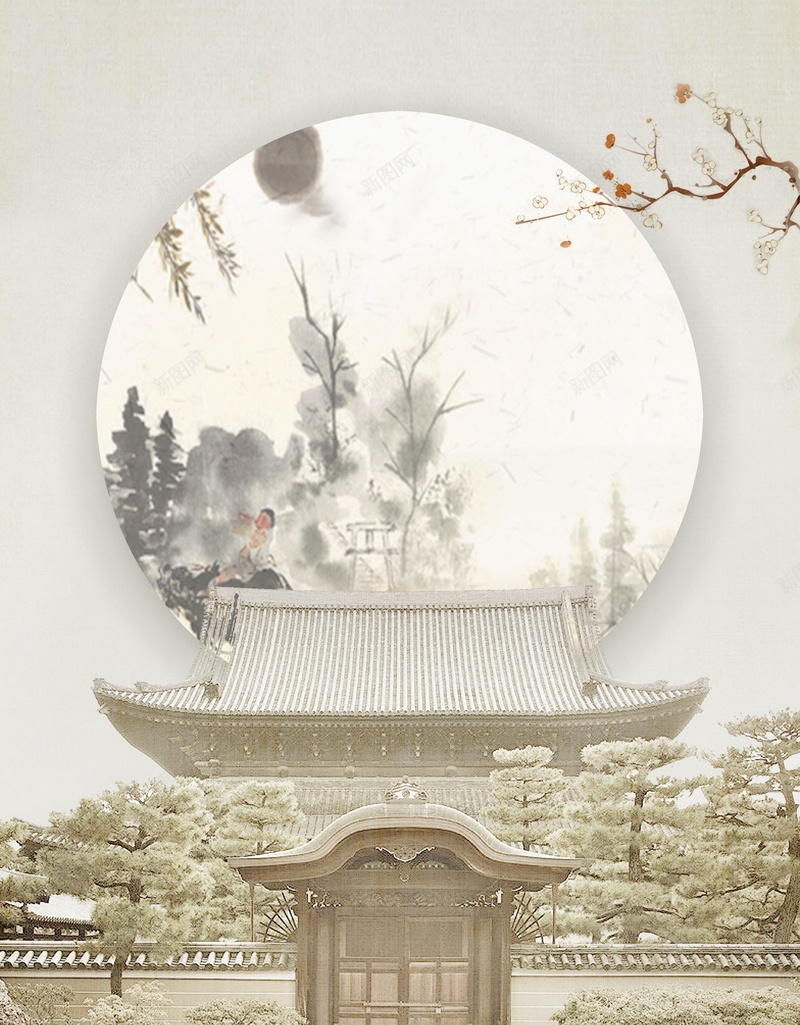 古典工笔画江南装饰画psd设计背景_88icon https://88icon.com 150PPI PSD源文件 分层文件 古典 园林 山水 工笔画 平面设计 水墨 水墨画 江南 江南绘画 简笔山水画 绘画 装饰画