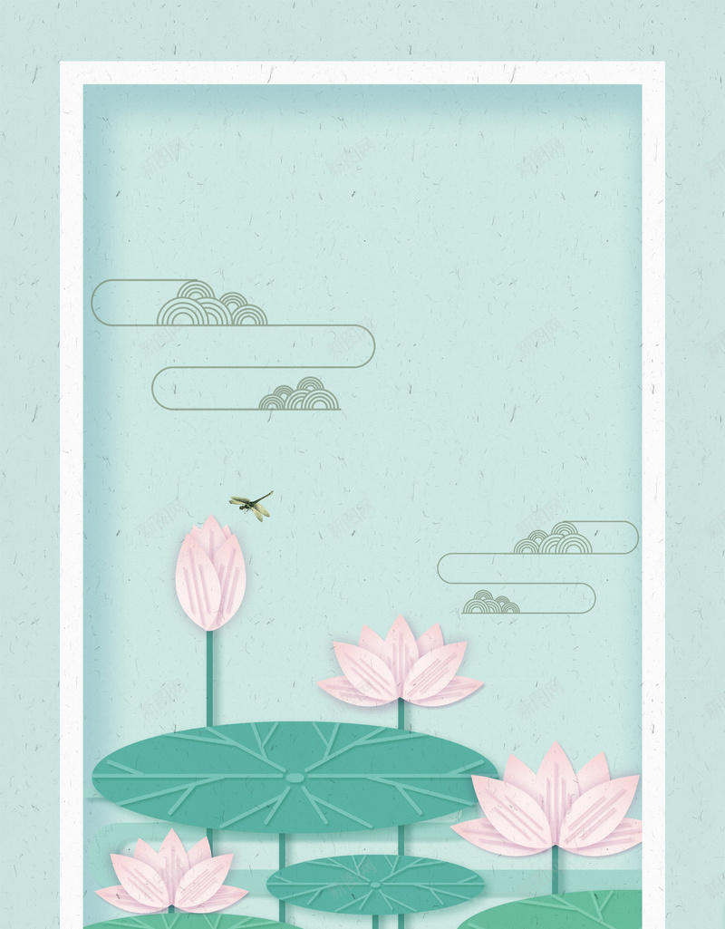 扁平化插画风格荷塘月色海报psd设计背景_88icon https://88icon.com 健康行业 养生 唯美 墨兰 处暑 夏天 夏至 小河 小清新 房产 扁平 扁平化 扁平化插画风格 手绘 插画 插画海报 月亮 月光 月色 海报 淡蓝 淡雅 白月光 简约 荷 荷叶 荷塘 荷塘月色 荷花 莲花 蓝绿色 蓝色