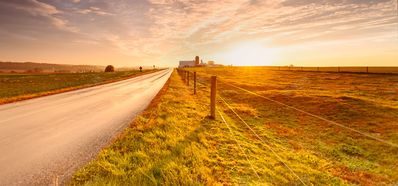 田间小路淘宝海报背景bannerjpg设计背景_88icon https://88icon.com 摄影 残阳 海报banner 田间 白云 风景 黄昏