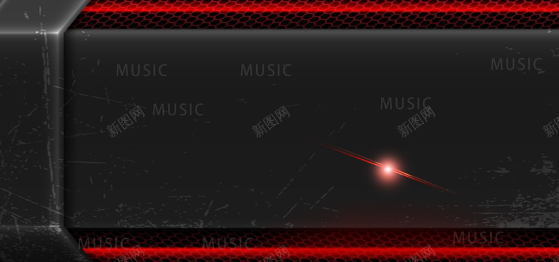 音乐音符质感黑红背景背景