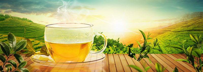 文艺茶水茶园景色bannerpsd设计背景_88icon https://88icon.com 中国风 古典 唯美 复古 大气 广告 文艺 素材 背景 茶壶 茶文化 茶文化背景 茶道 设计