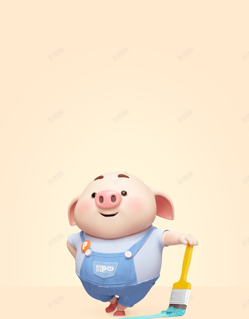 可爱的小猪猪猪jpg设计背景_88icon https://88icon.com 卡通 可爱 小猪 猪