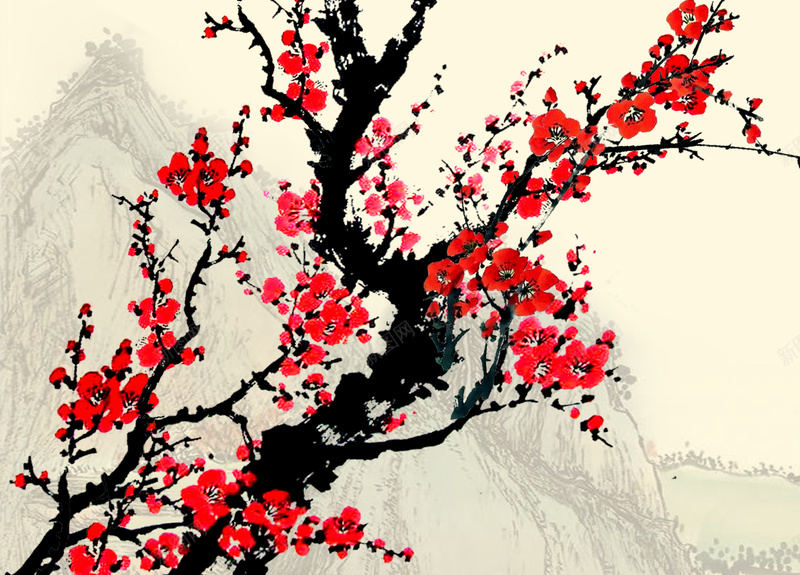 企业教育走廊文化梅花中国风背景psd设计背景_88icon https://88icon.com 中国风 企业文化 学校文化 教育 梅花 梅花背景 背景 走廊文化