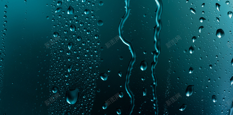玻璃水痕H5背景jpg设计背景_88icon https://88icon.com H5 h5 水汽 水珠 水痕 玻璃 纹理 蓝色 质感