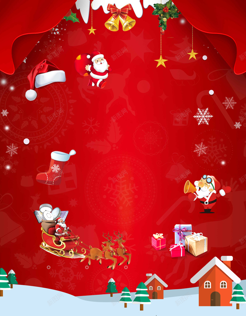 圣诞节拉雪橇卡通红色bannerpsd设计背景_88icon https://88icon.com 元旦 元旦快乐 双蛋狂欢 圣 圣诞元素 圣诞快乐 圣诞树 圣诞海报 圣诞狂欢 圣诞老人 圣诞节 新年
