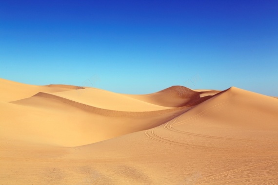 蓝天沙漠戈壁背景背景