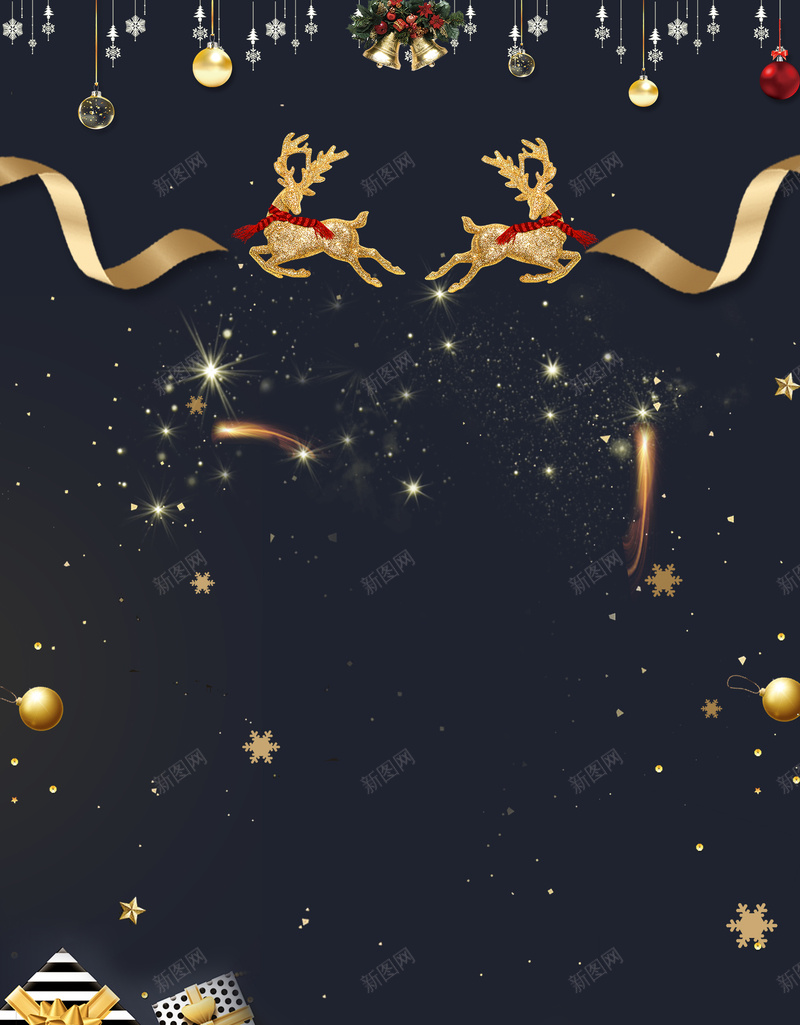 圣诞节黑金麋鹿bannerpsd设计背景_88icon https://88icon.com 元旦 元旦快乐 双蛋狂欢 圣 圣诞元素 圣诞快乐 圣诞树 圣诞海报 圣诞狂欢 圣诞老人 圣诞节 新年