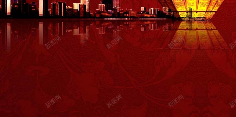 红色纹理地产都市H5背景psd设计背景_88icon https://88icon.com H5背景 地产背景素材 红色 纹理 质感 都市