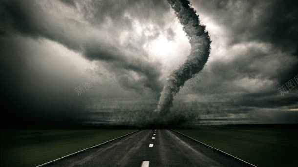 龙卷风可怕公路jpg设计背景_88icon https://88icon.com 公路 可怕 龙卷风