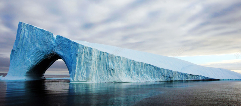 极地冰川背景摄影图片