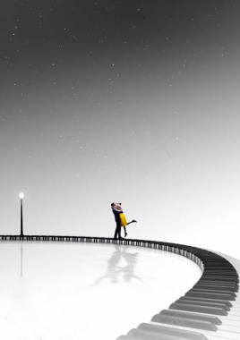 音乐节的宣传海报背景