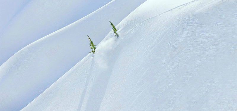 雪地风景摄影图片