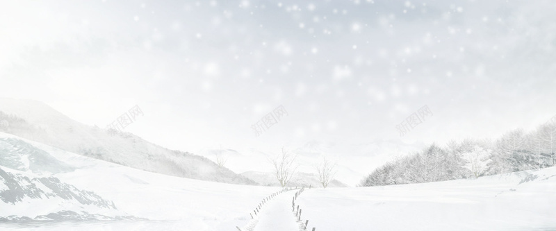 冬季雪景背景psd_88icon https://88icon.com 下雪 冬季 摄影 海报banner 雪景 风景