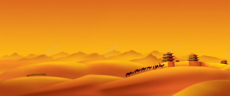 一带一路主题背景Bannerjpg设计背景_88icon https://88icon.com 一带一路 丝绸之路 创新之路 和平之路 开心 开放之路 文明之路 沙漠 繁荣之路 经济 骆驼 高兴