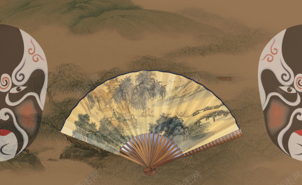 中国京剧背景模板背景