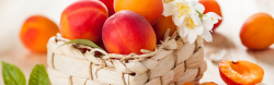 桃子海报新鲜的黄桃水果高清图片