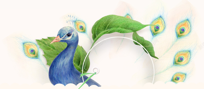 唯美孔雀手绘画梦幻几何白色背景psd设计背景_88icon https://88icon.com 几何 动物孔雀 卡通 孔雀开屏 小清新 广告 手绘 手绘图 文艺 童趣 简约 素材 背景 设计