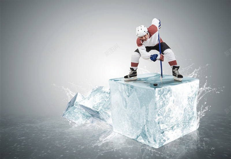 创新冰球运动员人物背景psd_88icon https://88icon.com 冰块 冰球 摄影 男人 装备 运动员 风景