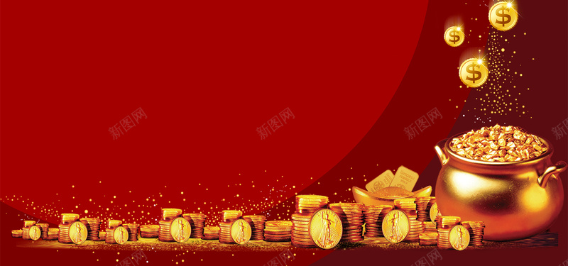 火爆金币金融发财投资背景jpg设计背景_88icon https://88icon.com 海报banner 激情 火爆金币金融发财投资背景 狂欢 财宝盆 金币 金条 金沙