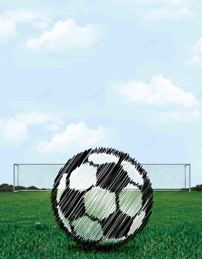 创意足球比赛海报背景模板psd设计背景_88icon https://88icon.com 世界杯 创意 海报 激情 简约 背景模板 足球场 足球比赛
