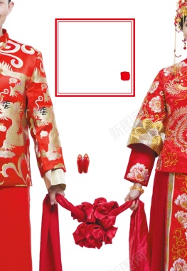 婚庆中国风婚礼海报背景背景
