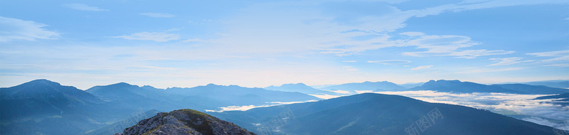 高处山川河流震撼背景图摄影图片