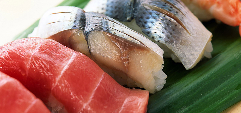 美食肉类鱼肉寿司食品淘宝背景摄影图片