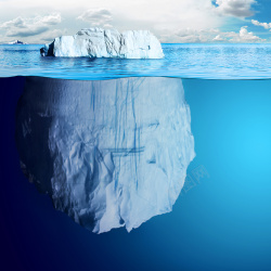 豆浆机家电模型海底冰山背景高清图片