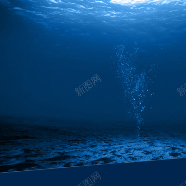 风景蓝色海水鱼油淘宝背景摄影图片