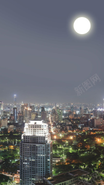 城市夜景背景摄影图片