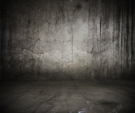 水泥墙壁与水泥地背景