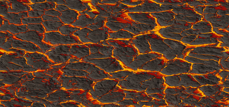 岩浆熔岩裂缝背景背景