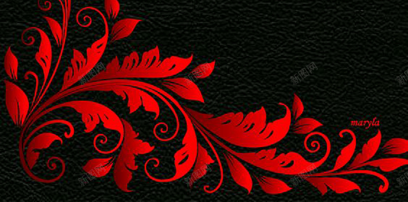 红花装饰黑色皮质背景jpg设计背景_88icon https://88icon.com 皮 红花 红花装饰 纹理 背景 质 质感 黑色