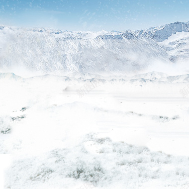 冰天雪地主图背景摄影图片