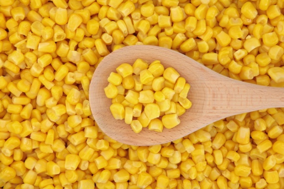 黄色玉米粒背景背景